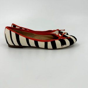 Mark & Spencer Black and White Calf Hair Flats